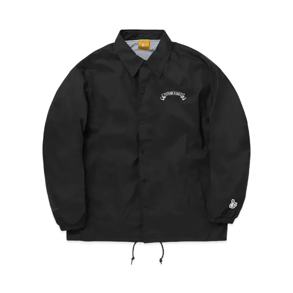 FR2 Rabbit Jesus Nylon Coach Jacket "Black"