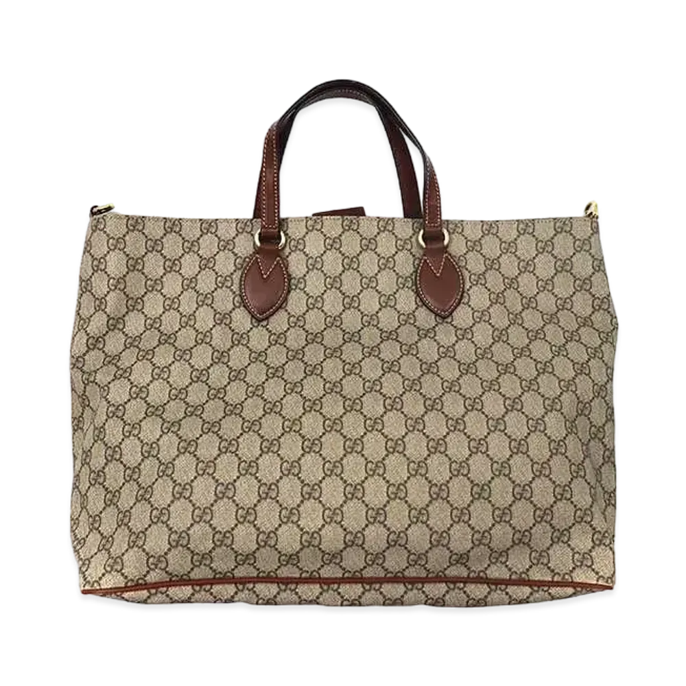 Gucci GG Supreme 2WAY Tote bag "Brown"