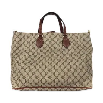 Gucci GG Supreme 2WAY Tote bag "Brown"