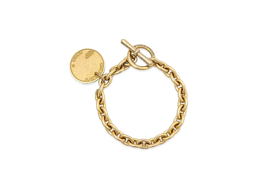 HYKE x END CUSTOM JEWELLERS Women's Single Charm Bracelet "Gold"