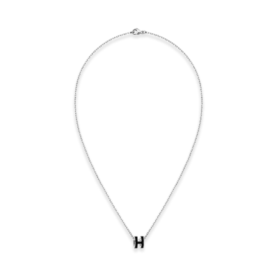 Hermes Mini Pop H Pendant "Noir"
