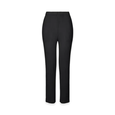 ISSEY MIYAKE Hatching Bottoms "Black"