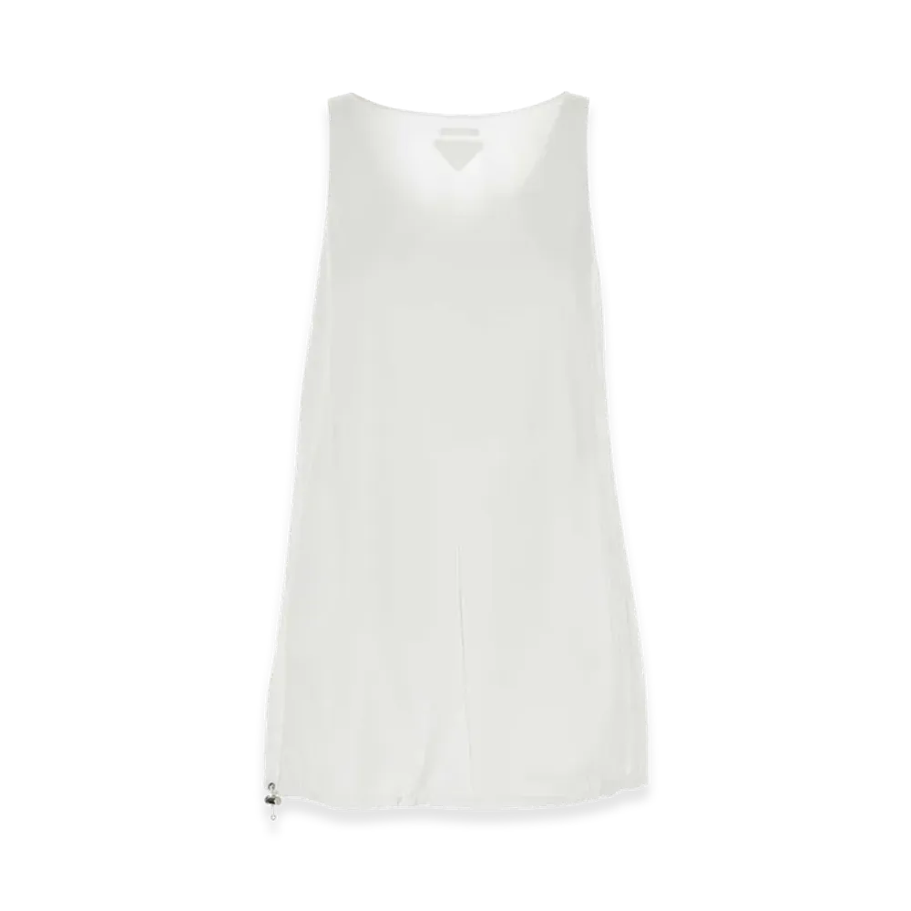 PRADA Women's Cotton Reversibile Mini Dress "White"