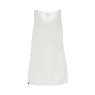 PRADA Women's Cotton Reversibile Mini Dress "White"