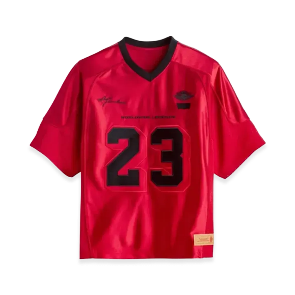 Nike Jordan x Levi's Red Jersey Tops "Black/Red" (Asia Size)
