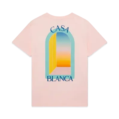 Casablanca L'Arc Colore T-Shirt "Pink"