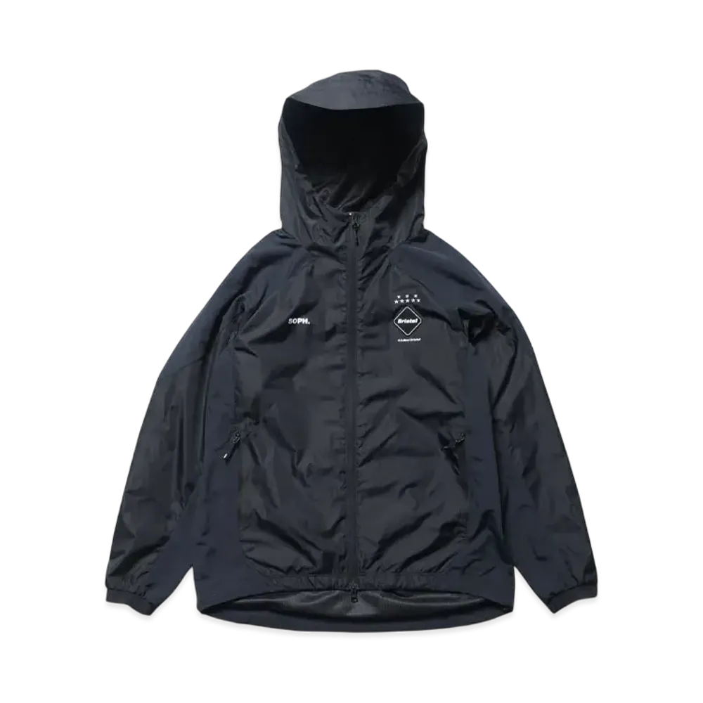 F.C.Real Bristol Stream Line Hybrid Hoodie Jacket "Black"