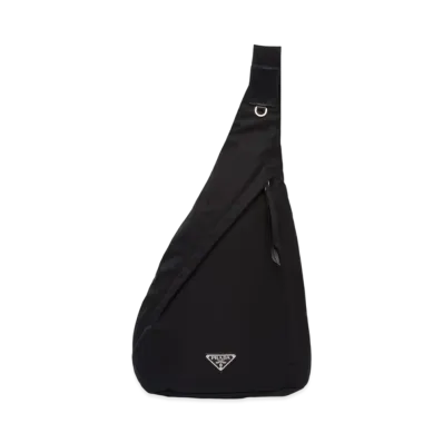 PRADA Re-Nylon and Leather Backpack "Black"