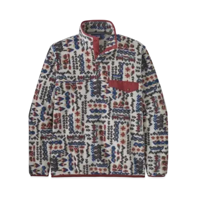 patagonia Men's Lightweight Chinchilla SnapT Pullover "Wandering Woods: Pumice"