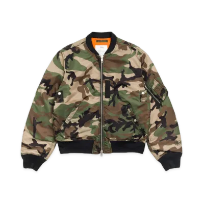 Stussy Ma-1 Bomber Jacket "Woodland Camo"