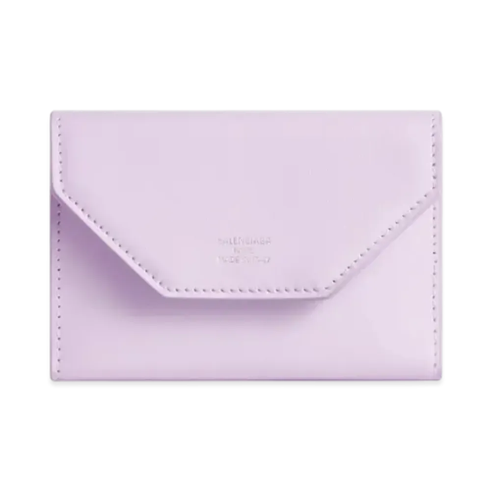 BALENCIAGA Envelope Key Case With Split Ring "Parma/Beige"