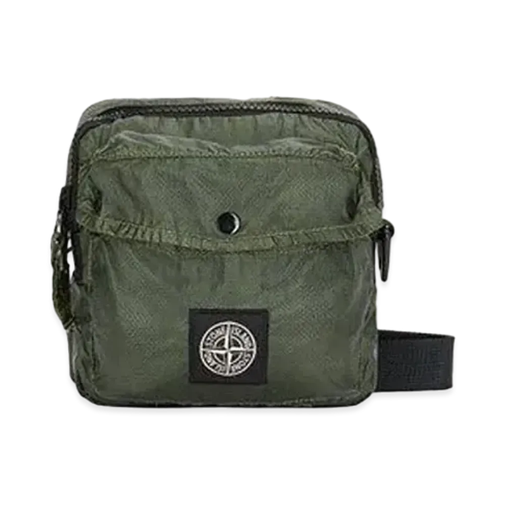Stone Island 90270 MUSSOLA GOMMATA CANVAS PRINT "Sage Green"