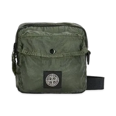 Stone Island 90270 MUSSOLA GOMMATA CANVAS PRINT "Sage Green"