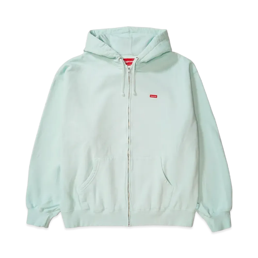 Supreme Small Box Zip Up Hooded Sweatshirt (25FW) "Mint"