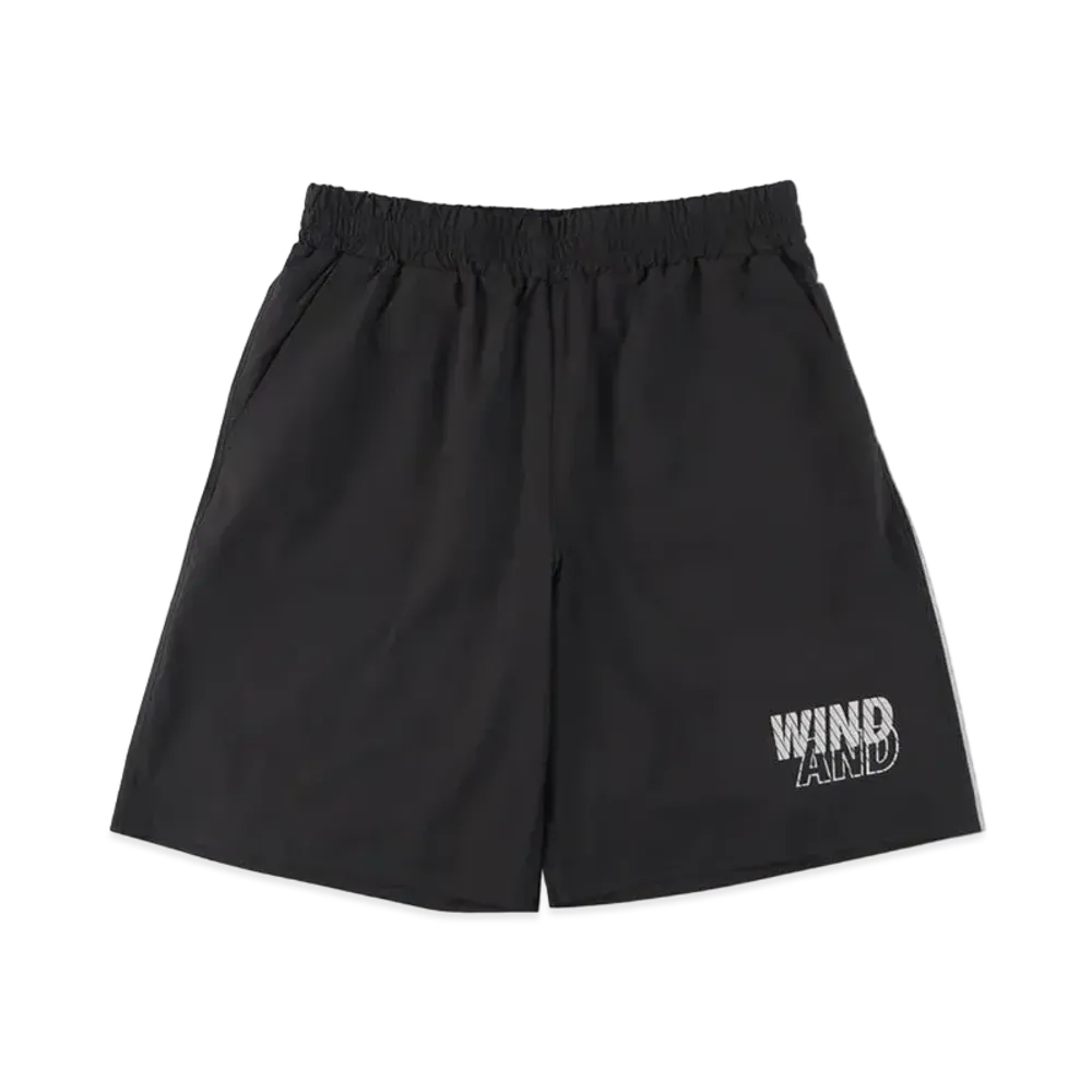 WIND AND SEA MIL NYLON SHORTS "Black"