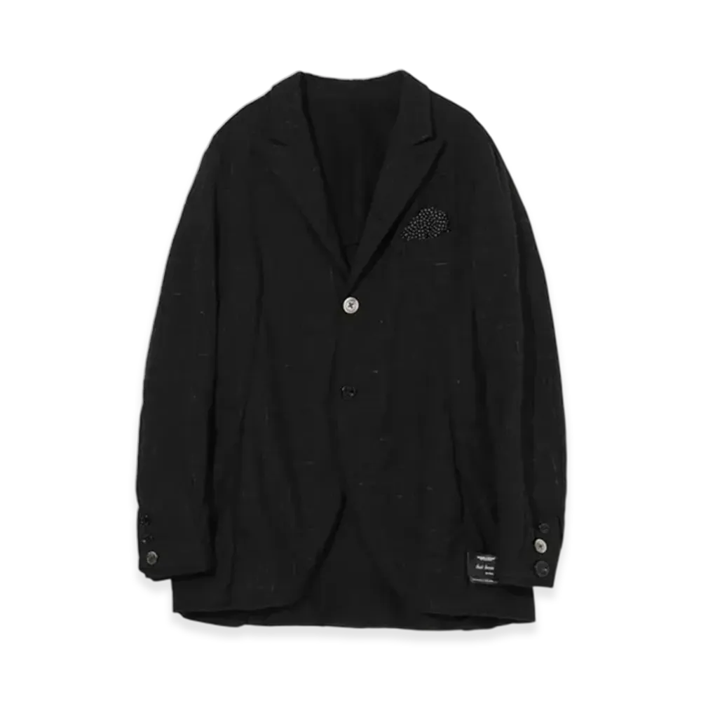 UNDERCOVER Wool Linen Kasuri Jacket "Black"