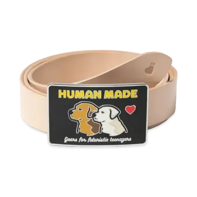 HUMAN MADE Leather Belt "Beige"