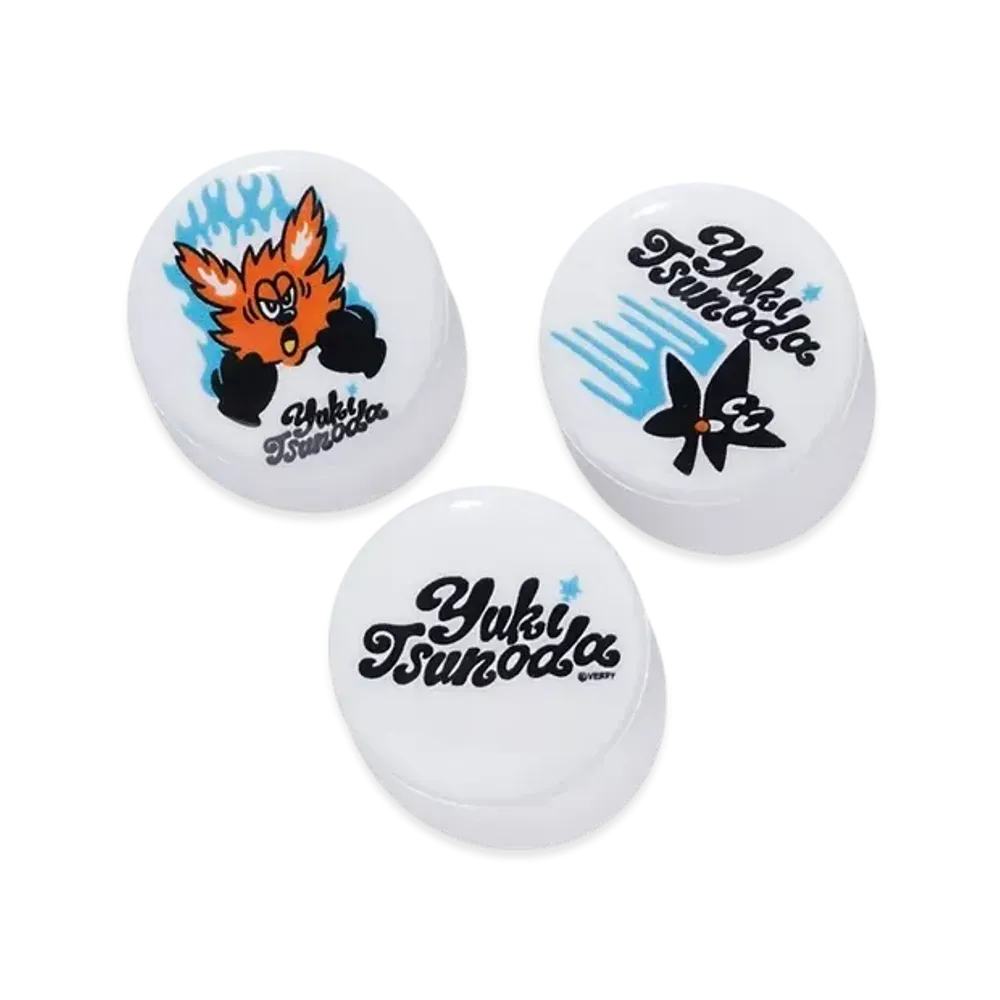 VERDY x YUKI TSUNODA Badge Set "White"