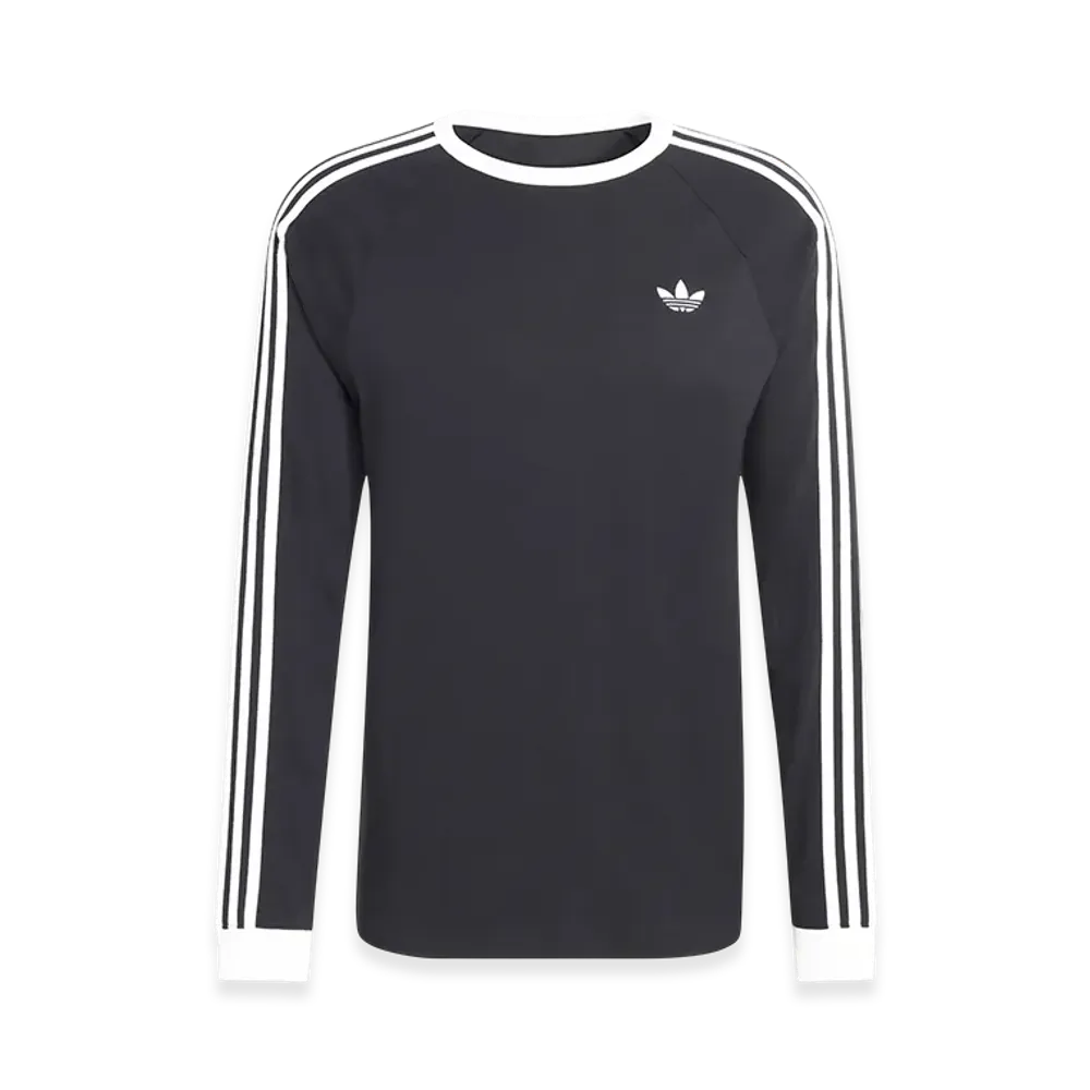 adidas 3-Stripes Long Sleeve T-Shirt "Black"