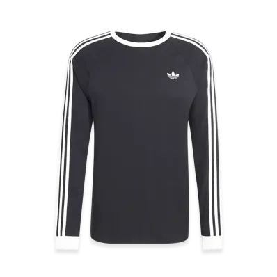 adidas 3-Stripes Long Sleeve T-Shirt "Black"