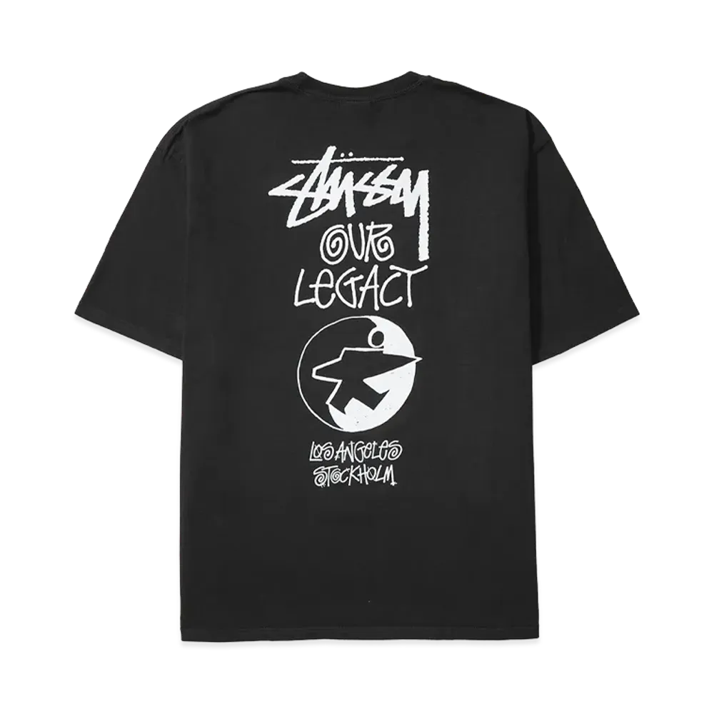 Stussy x Our Legacy Work Shop Surfman Tee Pigment Dyed "Black" 3904017