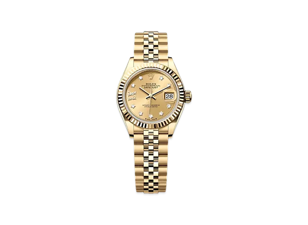 ROLEX Lady-Datejust 28mm Yellow Gold 279178 "Champagne-colour"