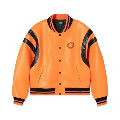 A FEW GOOD KIDS 5 Anniversary Leather Jacket "Orange"