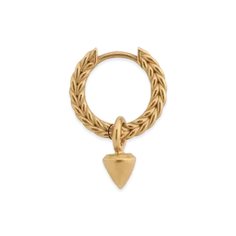Maison Margiela Chain Hoop Earring "Gold"
