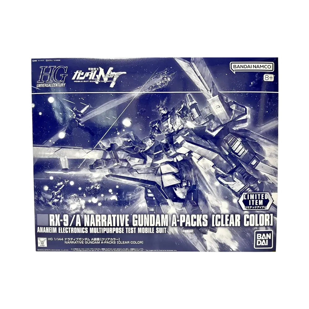 BANDAI "HIGH GRADE" -MOBILE SUIT GUNDAM NARRATIVE- HG 1/144 Narrative Gundam A-Packs [Clear Color]