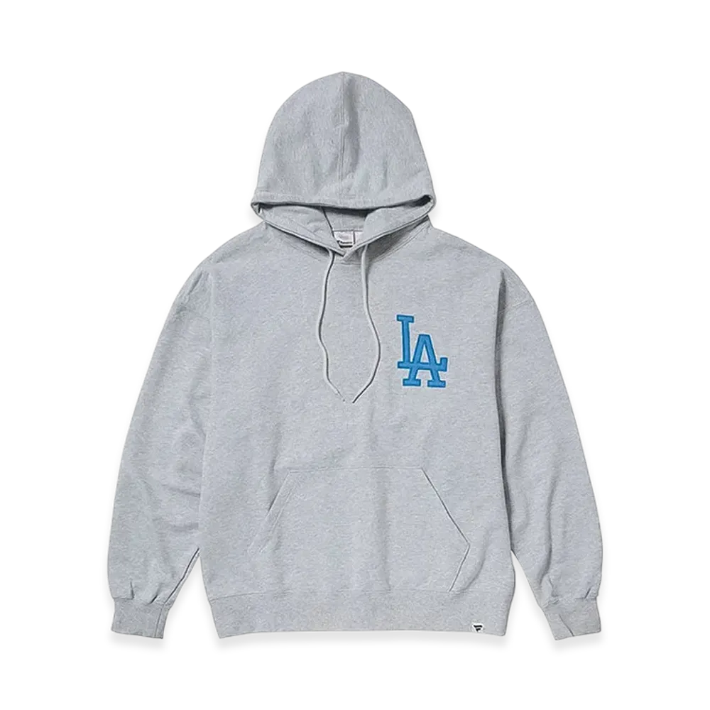 MLB Standard Emblem Logo Hoodie "Heather Grey"