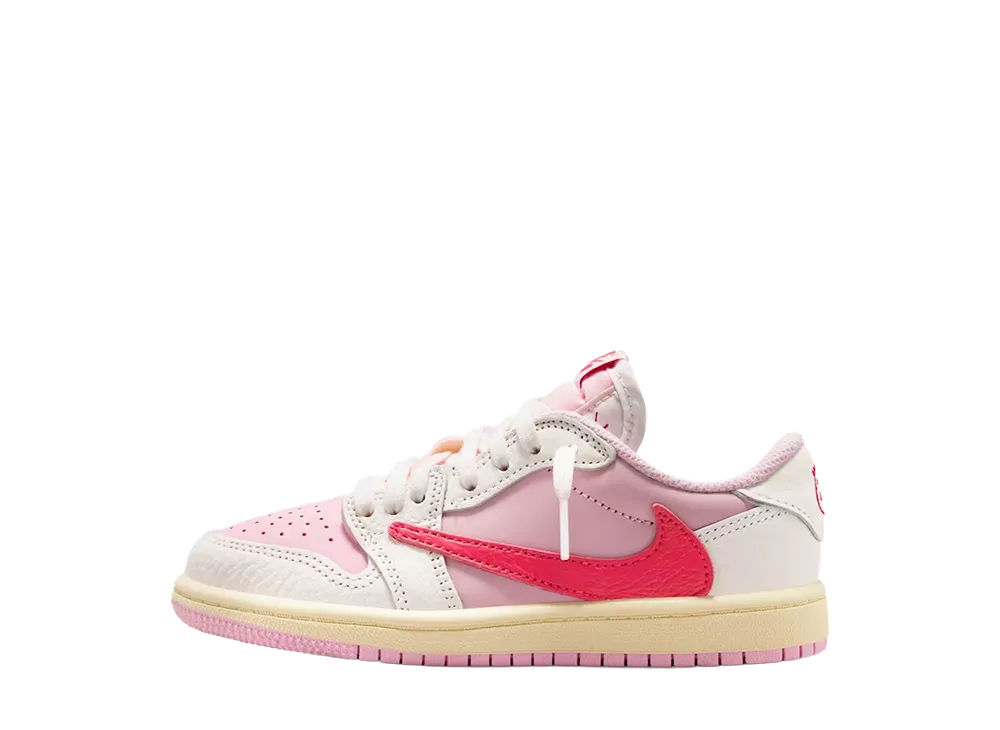 Travis Scott × Nike PS Jordan 1 Low OG SP "Sail/Tropical Pink"
