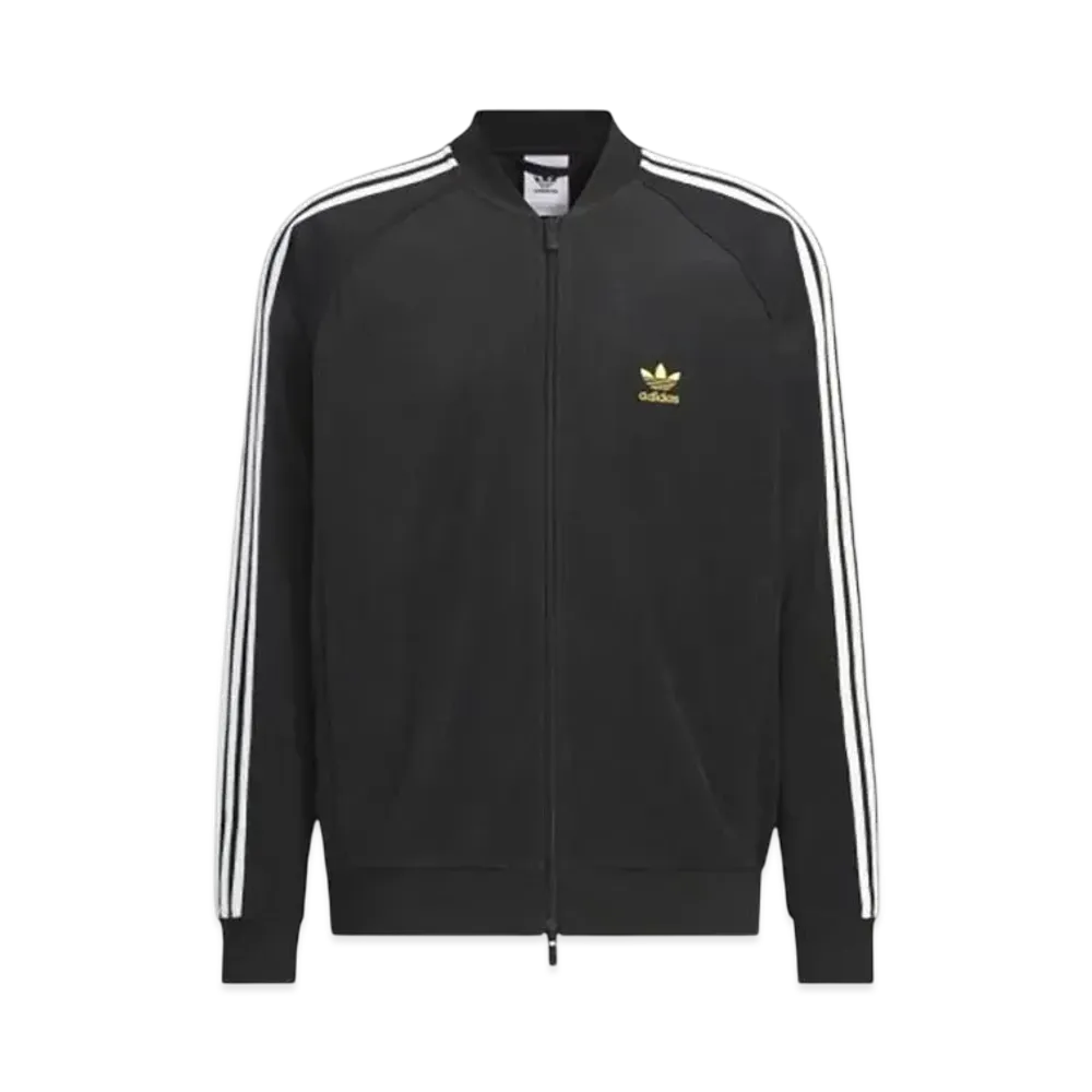 adidas SST Terry Track Top (Jersey) "Black/Gold Metallic"