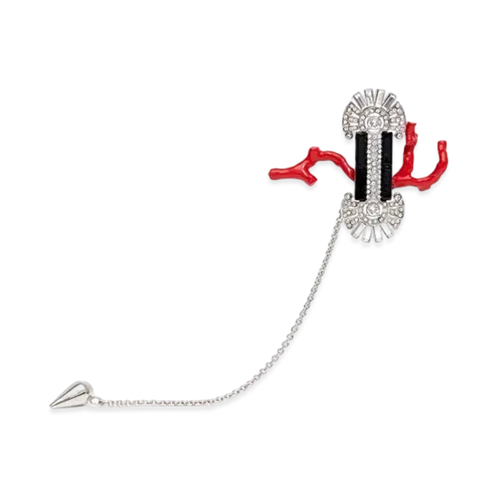 Maison Margiela Crystal Brooch "Silver"