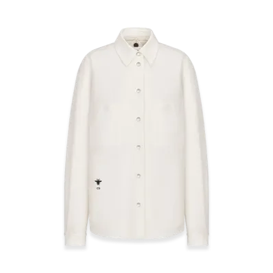 Dior Women's 2-In-1 Peacoat Gabardine "Ecru"