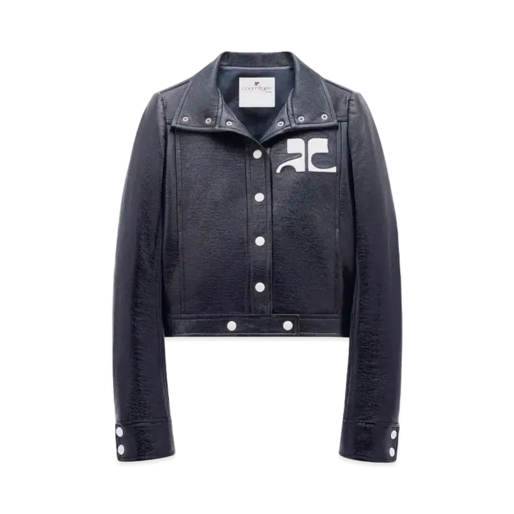 Courreges Reedition Vinyl Jacket "Navy"
