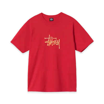 Stussy Gel Stock Tee "Red"