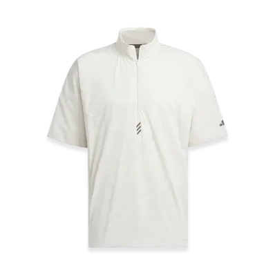adidas Golf Codechaos Half-Zip Short-Sleeve Windbreaker "Alumina"