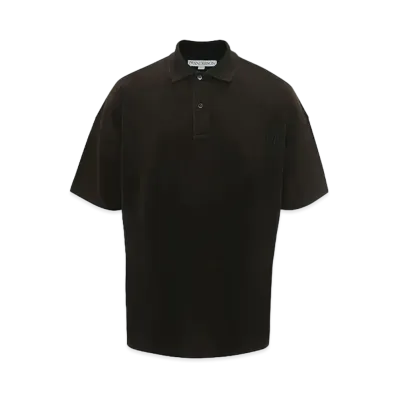 JW ANDERSON Logo Embroidered Polo Shirt "Brown"