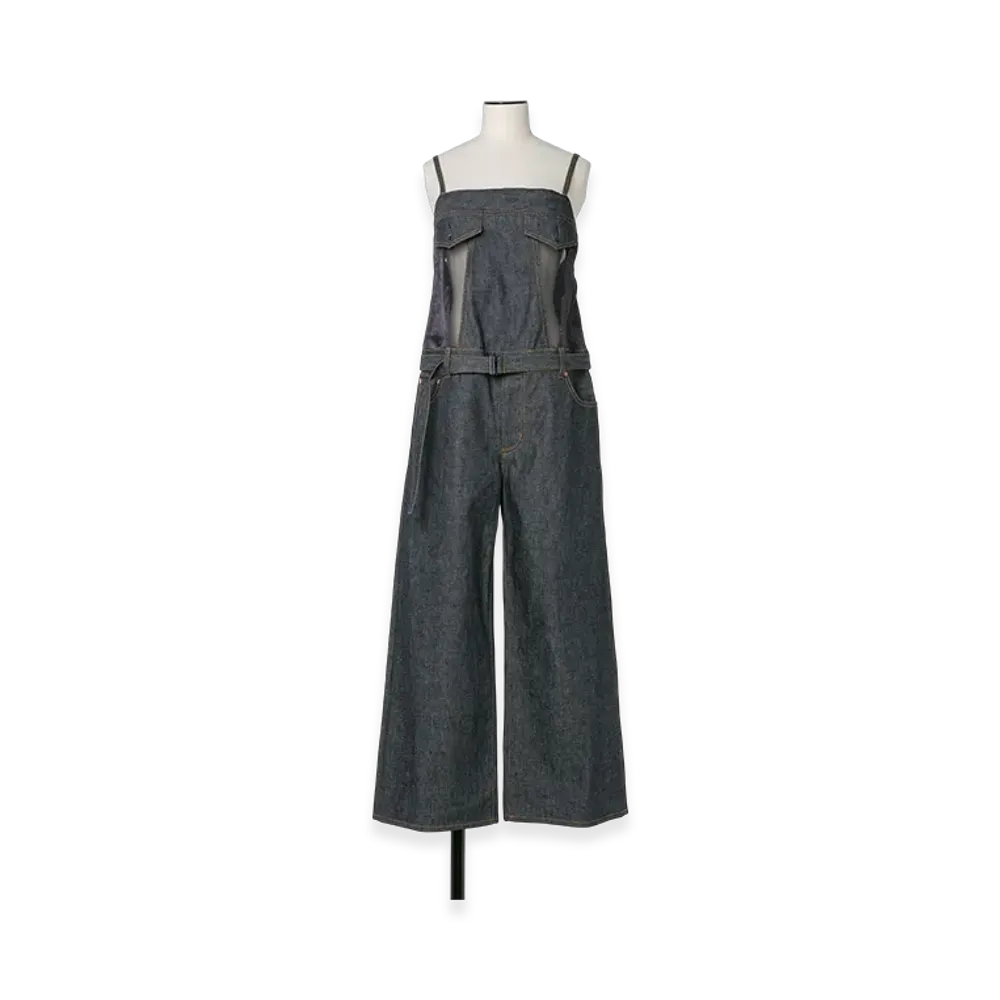 sacai Denim Mix Jumpsuit "Indigo"