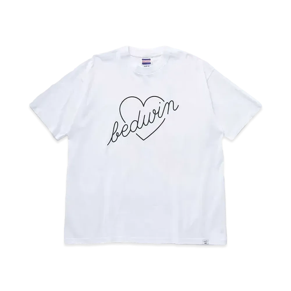 Bedwin & the heartbreakers J.ANDRE Ex. S/S PRINTED TEE "MACLISE" "WHITE"