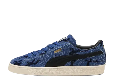 Puma Suede Flock "Blue Jewel/Club Navy"
