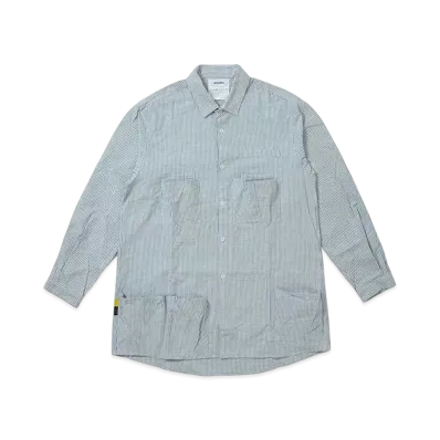 DIGAWEL x PORTER Pocket Shirt "Green Stripe"