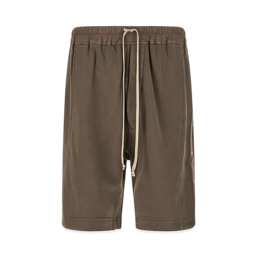 Rick Owens DRKSHDW Wide Pusher Short Bermuda Shorts "Brown"