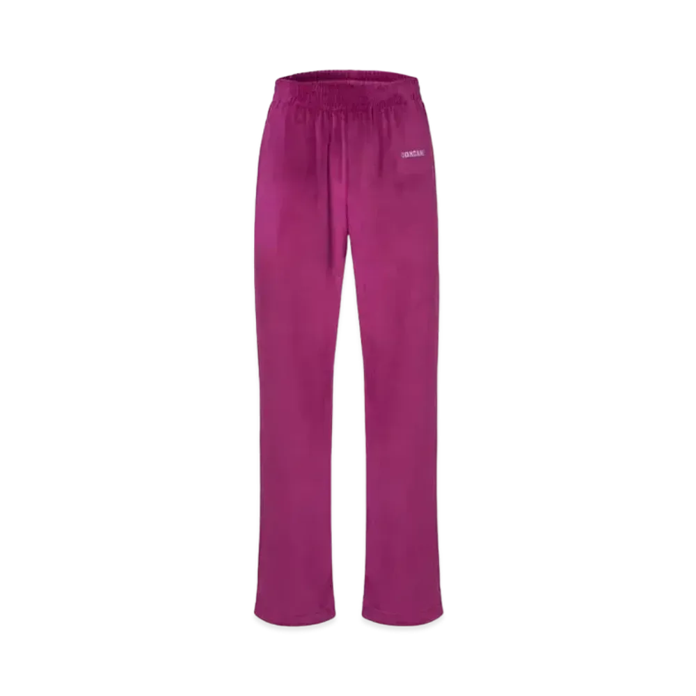 DONCARE Polyester Velour Sweatpants "Purple"