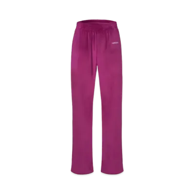 DONCARE Polyester Velour Sweatpants "Purple"