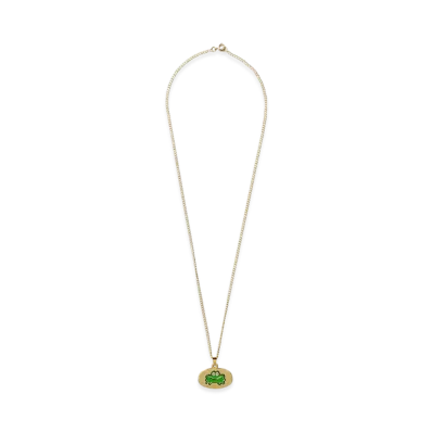 WIND AND SEA x PaRappa the Rapper x DE LA SOUL Gold Necklace "Frog"