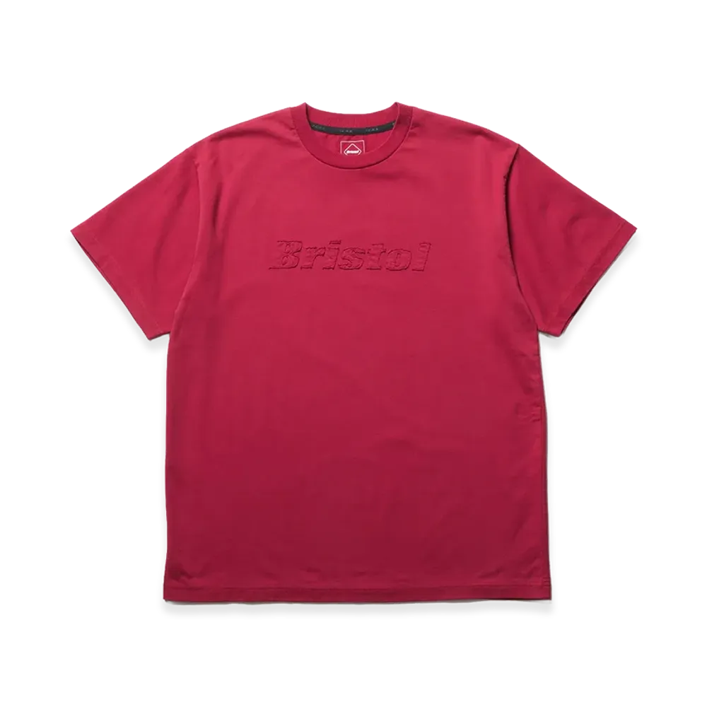 F.C.Real Bristol Cut-Off Logo S/S Tee "Red"
