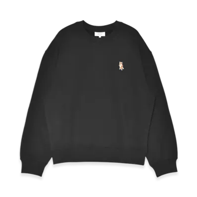 Maison Kitsune Standing Fox Comfort Sweatshirt "Black"