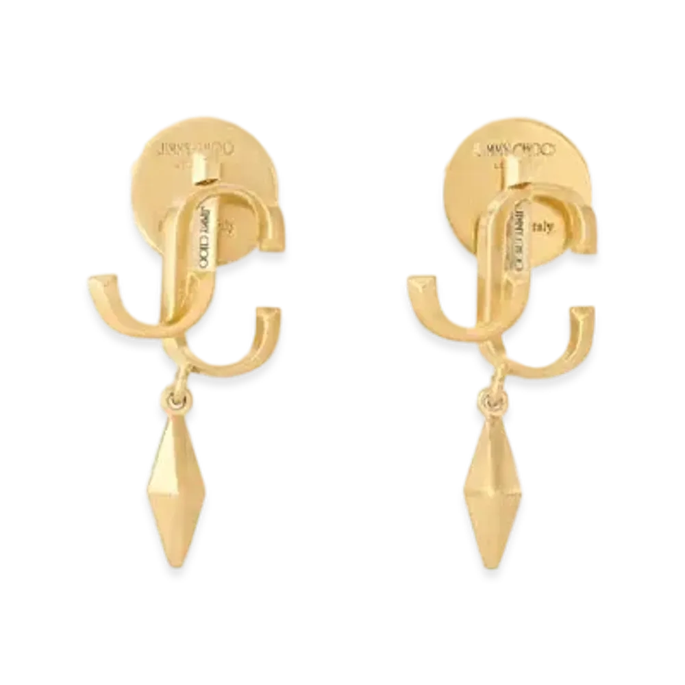 Jimmy Choo JC Diamond Earring Finish "Gold"