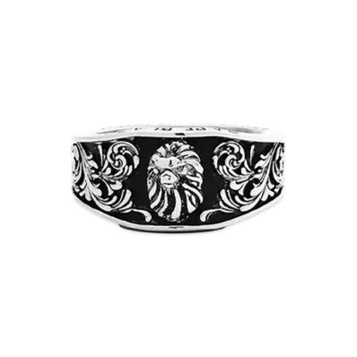 A BATHING APE Bape Black Ring #2 "Silver"